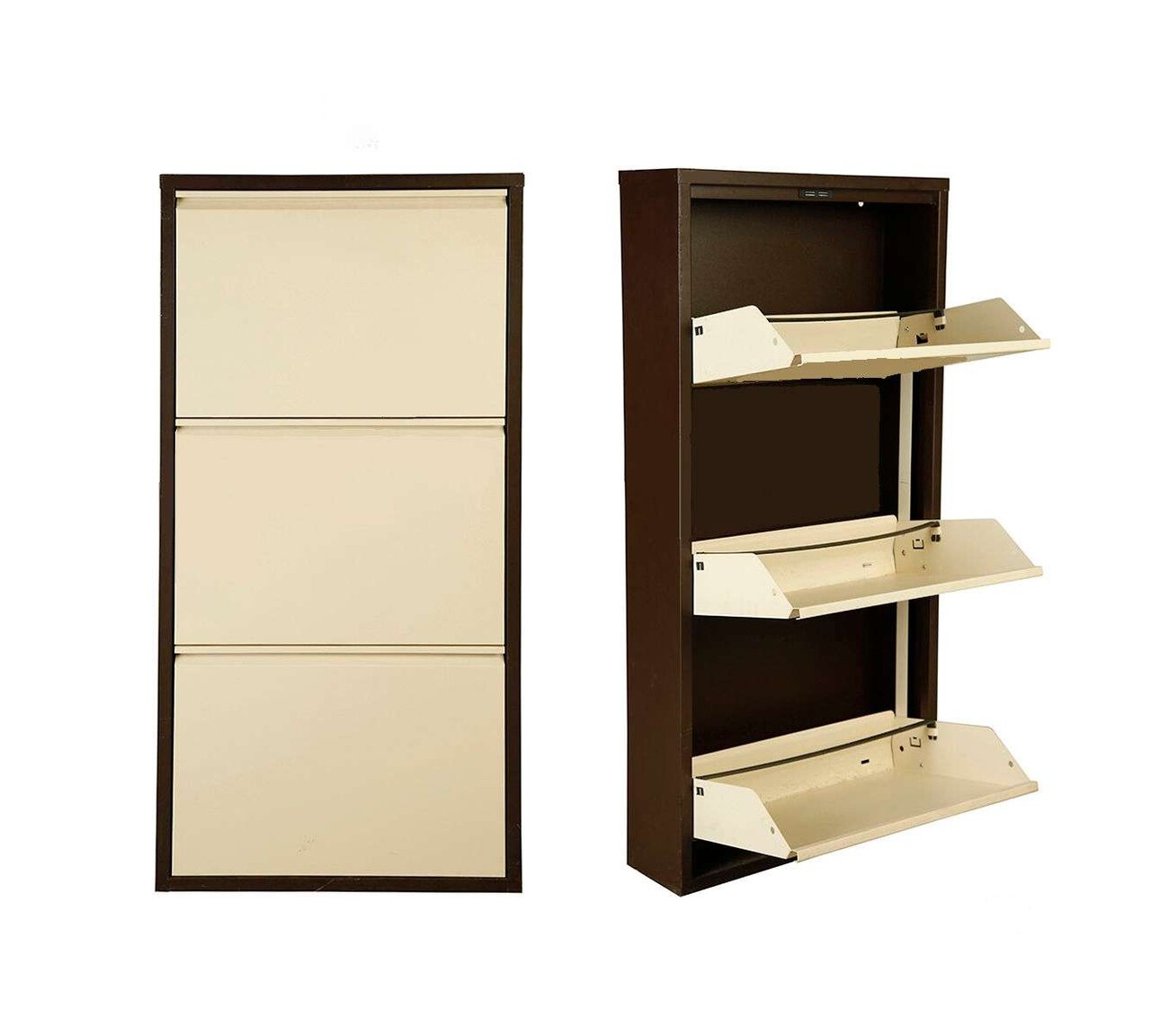 Pantofar, Hanah Home, Torino 3, 50x104x15 cm, Metal, Maro / Crem - imagine 4